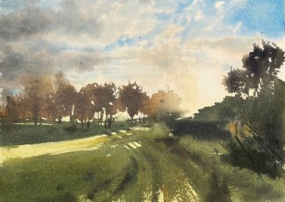 Aquarelle 34x24 cm